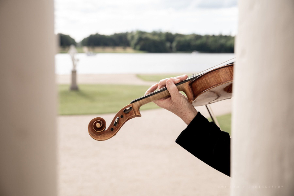 Violine im Schlosspark Rheinsberg